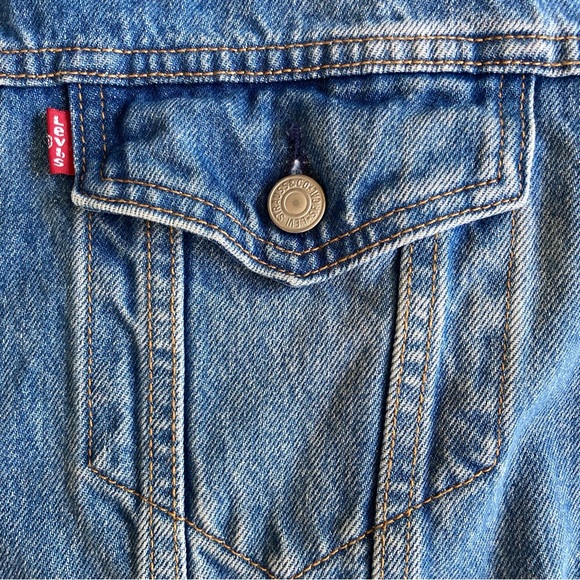 Levi's Men's Motorcross Legend Trucker Racing Jean Jacket Sz XXL Denim Men/Women - Picture 6 of 9